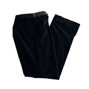 Ralph Lauren Velvet Staight Leg Pants Stretch Size 12 Old Money Quiet Luxury